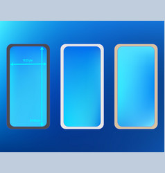 Mesh Azure Colored Phone Backgrounds Kit