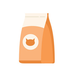 Cat Food Pack Icon Flat Pet Feed