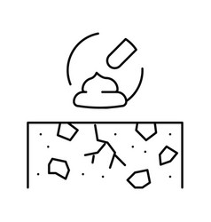 Countertop Repair Line Icon