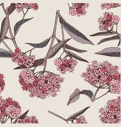 Swamp Milkweed Wildflower Seamless Vintage