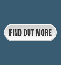 Find Out More Button Rounded Sign On White