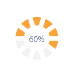 Loader Bar Infographic Chart Design Template