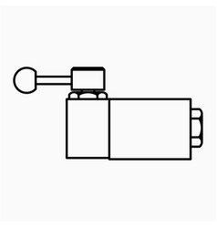 Throttle Check Valve Icon