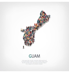 People Map Country Guam