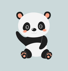 Cute Panda Sitting