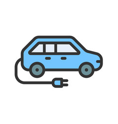 Electric Car Icon Image