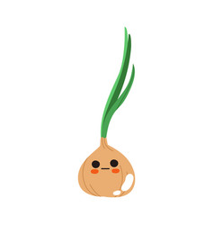 Onion Bulb With Cute Smiling Face As Ketogenic