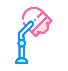 Stationery Hairdyer Color Icon