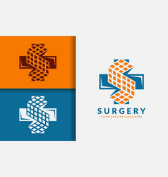 Surgery Medical Logo Design Abstract Initial