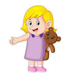 Cute baby bears cartoon Royalty Free Vector Image