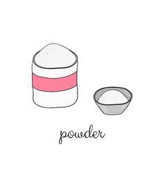 Hand Drawn Baking Powder