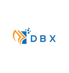 Dbx Credit Repair Accounting Logo Design On White