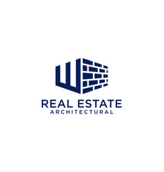 Letter W For Real Estate Remodeling Logo