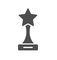 Award Silhouette Icon Isolated