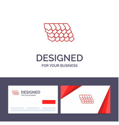 Creative Business Card And Logo Template Roof