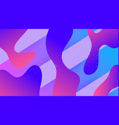 Fluid Shape Geometric Website Vibrant Page