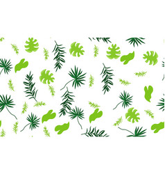 Seamless Pattern Tropical Leaf Transparent