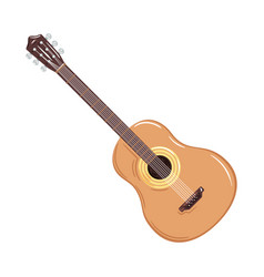 Acoustic Guitar With Wood Material