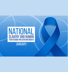 National Slavery And Human Trafficking Prevention