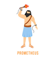 Prometheus Flat Titan Hero Creator Of Humanity