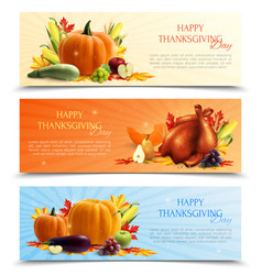 Thanksgiving Day Banners