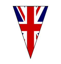 Union Jack Flag Flag As Bunting Triangle