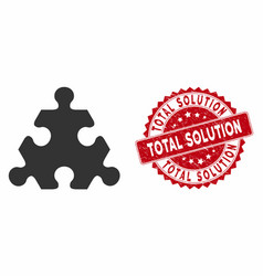 Hex Puzzle Item Icon With Grunge Total Solution