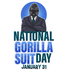 National Gorilla Suit Day Banner