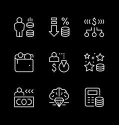 Set Line Icons Royalty Program