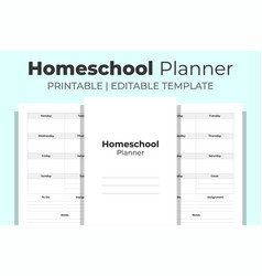 Homeschool Planner Kdp Interior