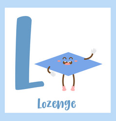 Letter L Vocabulary Lozenge Shape