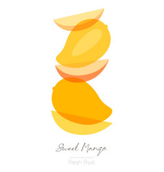 Mango Fruit Flat Transparent