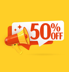 50 Percent Off Sale Label Template