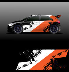 Rally Car Decal Graphic Wrap