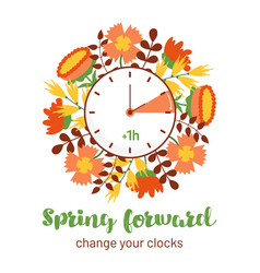 Spring Forward Reminder To Change Clocks Hand