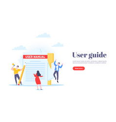 User Manual Guide Book Flat Style Design