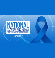 National Slavery And Human Trafficking Prevention