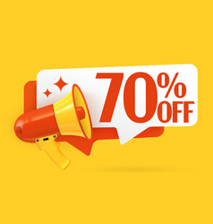 70 Percent Off Sale Label Template