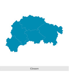 Map Of Giessen Is A Region In Hesse State