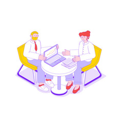 Business Meeting Isometric Icon