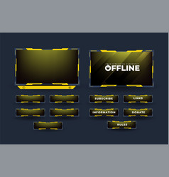 Live Streaming Screen Overlay For Online Gamers