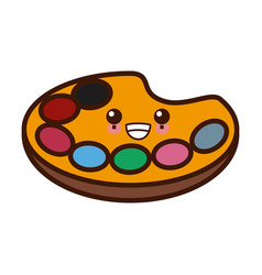 Paint Palette Art Cute Kawaii Cartoon