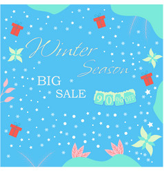 Background Winter Template Banner Minimalist