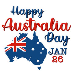 Happy Australia Day Banner Design