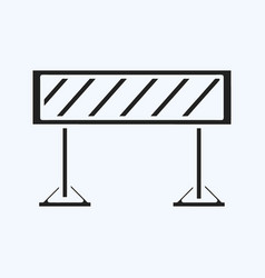 Icon Barrier Suitable For Education Symbol Glyph