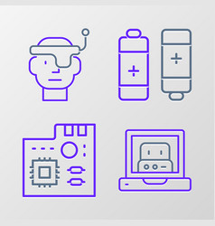 Set Line Creating Robot Motherboard Digital Chip