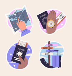 Naive Travel Sticker Set