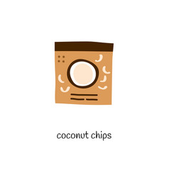 Doodle Coconut Chips In Pack