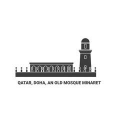 Qatar Doha An Old Mosque Minaret Travel