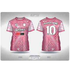 Eps Jersey Sports Shirt Pink Diamond Pattern